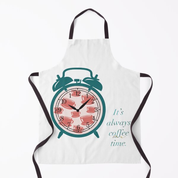 Item preview, Cute Coffee Cup Clock Time Design designed and sold by Pevkay97.