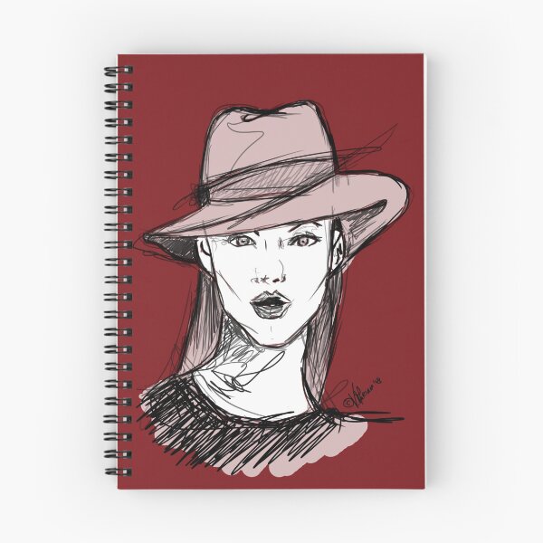 Item preview, Donna con Cappello  designed and sold by MelArt90.