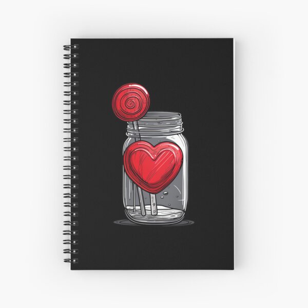Item preview, Heart lollipop in mason jar designed and sold by PiggyWonka.