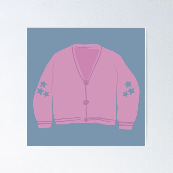 Item preview, Cardigan (Lover Version) | Taylor Lyrics | Home Decor Merch Fandom Small Support | HECKINFAROUT  designed and sold by Two Otters Co.