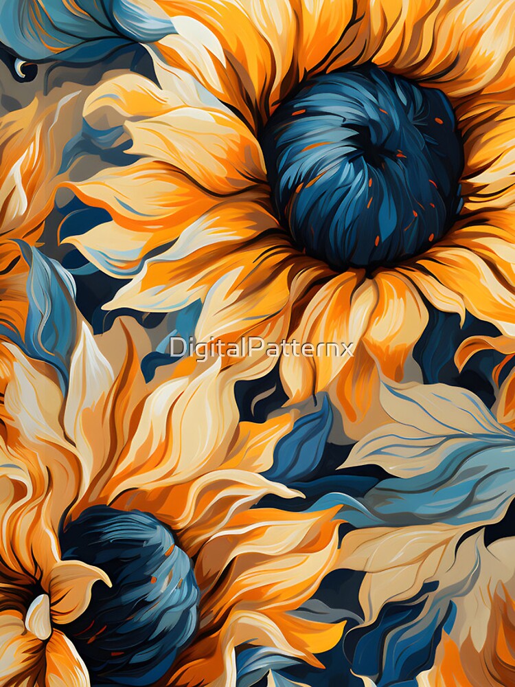 Thumbnail 4 of 4, iPhone Case, Sunflowers Pattern 10 designed and sold by DigitalPatternx.