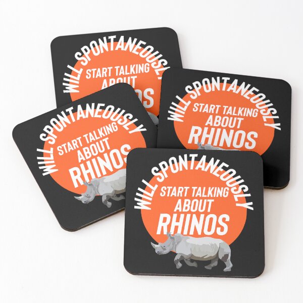 Item preview, R is for Rhino , Rhino – Powerful and Majestic Wildlife Illustration designed and sold by PrettylittlepastelUk.