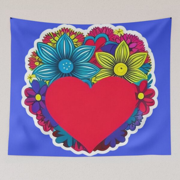 Item preview, flower heart 4 designed and sold by MariluValdez.