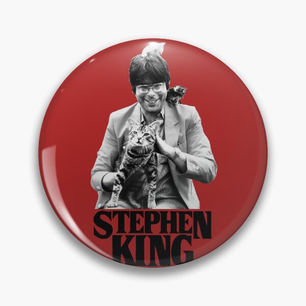 Item preview, Copy of A young Stephen King covered in cats (with name) designed and sold by planet99design.