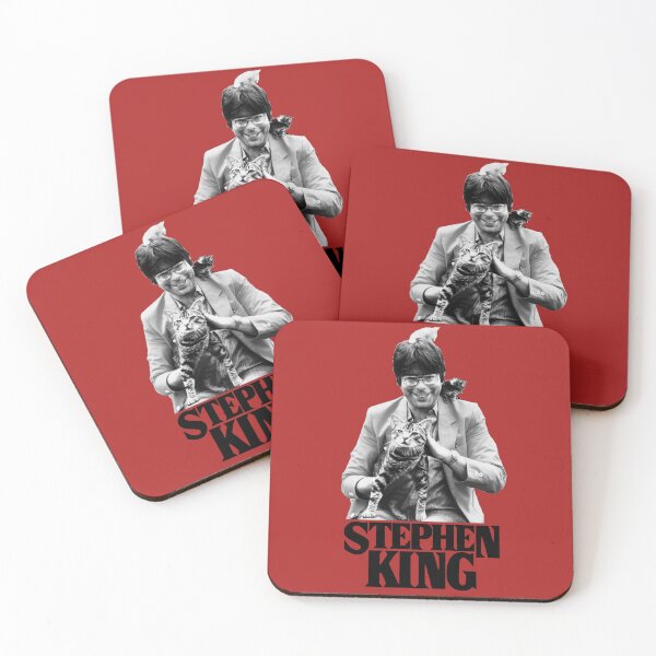 Item preview, Copy of A young Stephen King covered in cats (with name) designed and sold by planet99design.