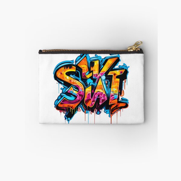 Item preview, Enhanced Urban Corners: A Pattern of Colorful Graffiti and Inspirational Messages on City Walls designed and sold by SweetMagicDream.
