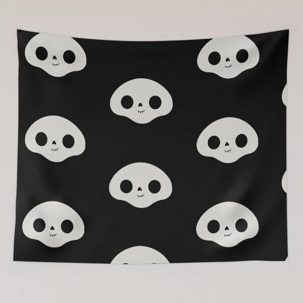 Item preview, cute skeleton face designed and sold by yessebel.