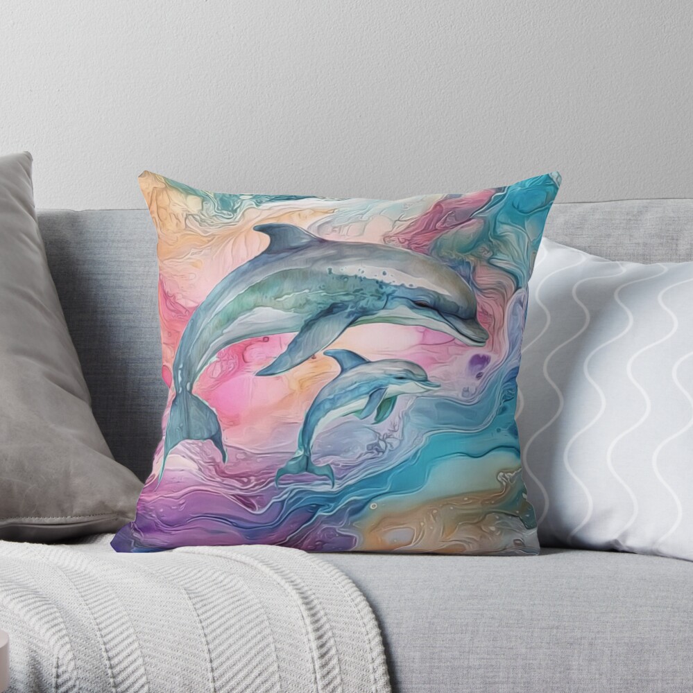 Dolphin pillow outlet case