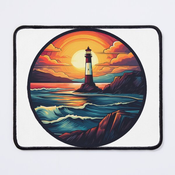 Item preview, Beauty view summer sunset lighthouse designed and sold by SmileshareShop.