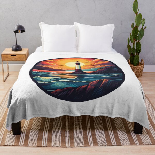 Item preview, Beauty view summer sunset lighthouse designed and sold by SmileshareShop.