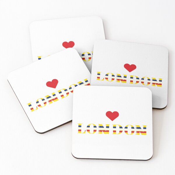 Item preview, Heart London. Love London, Yellow, Blue, White, Red designed and sold by Moyanana.