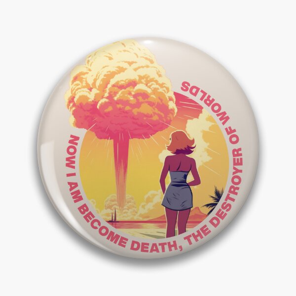 Item preview, I am become death | Original Barbenheimer designed and sold by Retro Travel Design.