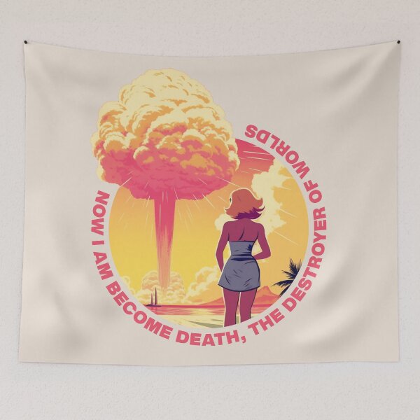 Item preview, I am become death | Original Barbenheimer designed and sold by Retro Travel Design.