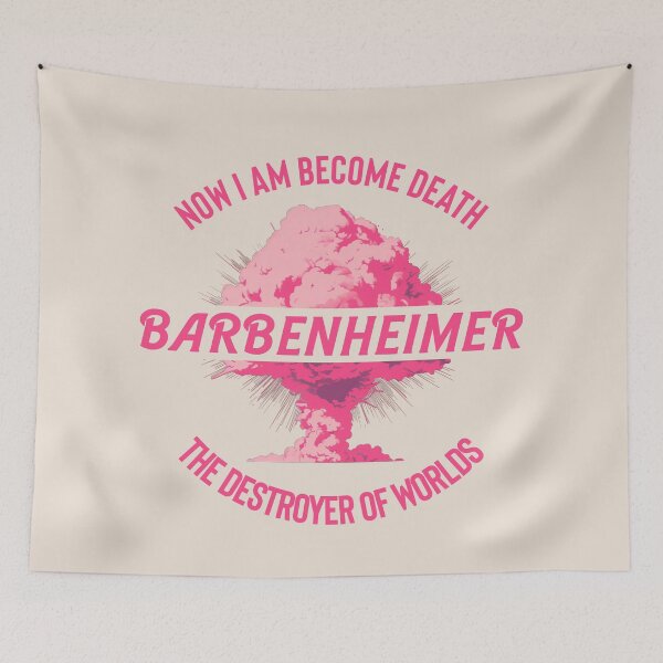 Item preview, I am become death | Barbenheimer Logo designed and sold by Retro Travel Design.