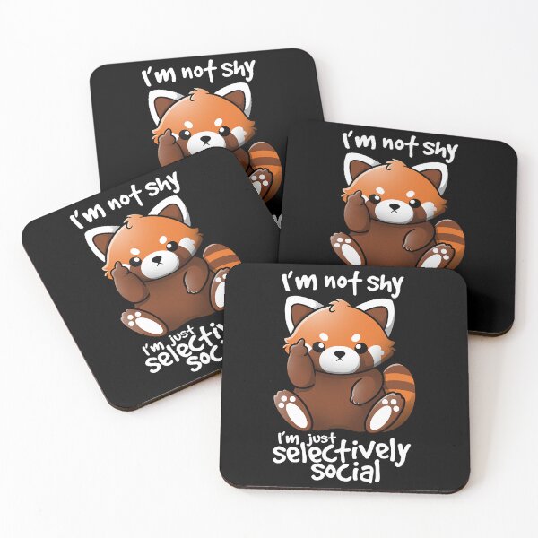 Item preview, Shy red panda designed and sold by LeonieEpps.