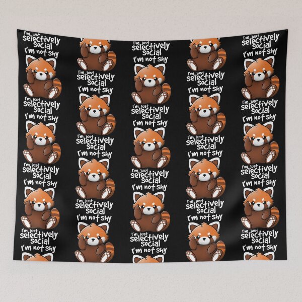 Item preview, Shy red panda designed and sold by LeonieEpps.