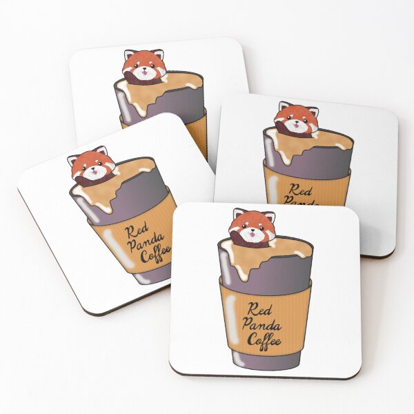 Item preview, Red Panda Coffee designed and sold by LeonieEpps.