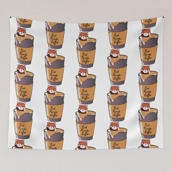 Item preview, Red Panda Coffee designed and sold by LeonieEpps.