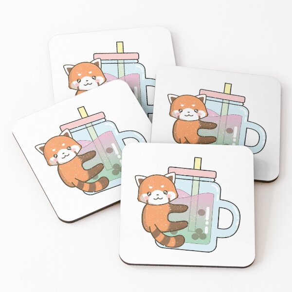 Item preview, Red Panda Boba designed and sold by LeonieEpps.