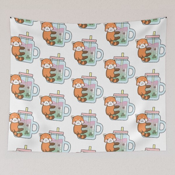 Item preview, Red Panda Boba designed and sold by LeonieEpps.
