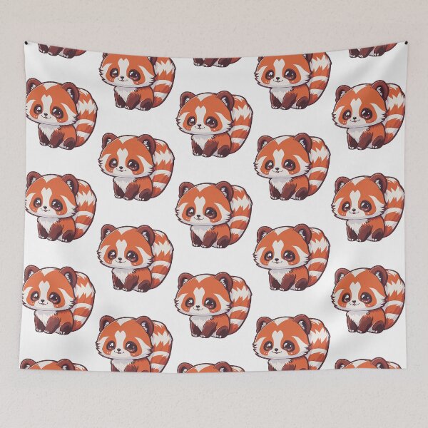 Item preview, Kawaii Redpanda Funny Red Panda Art designed and sold by LeonieEpps.