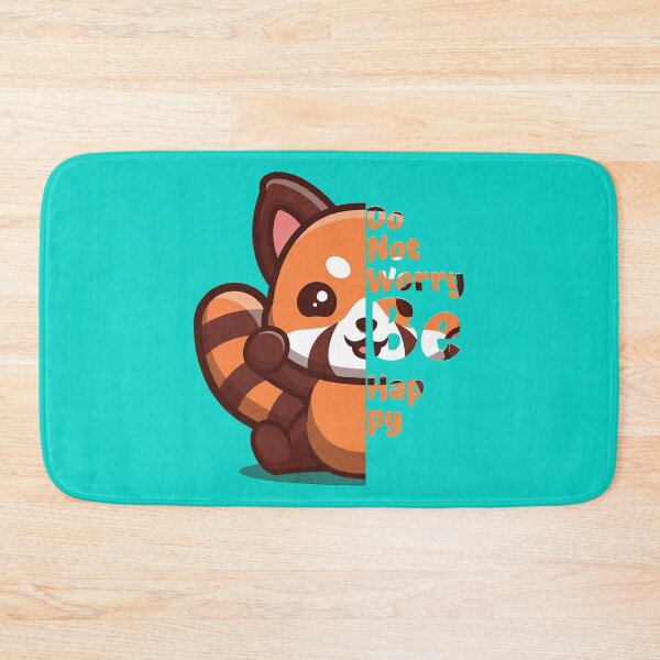 Item preview, Kawaii Redpanda Do Not Worry Be Happy designed and sold by LeonieEpps.