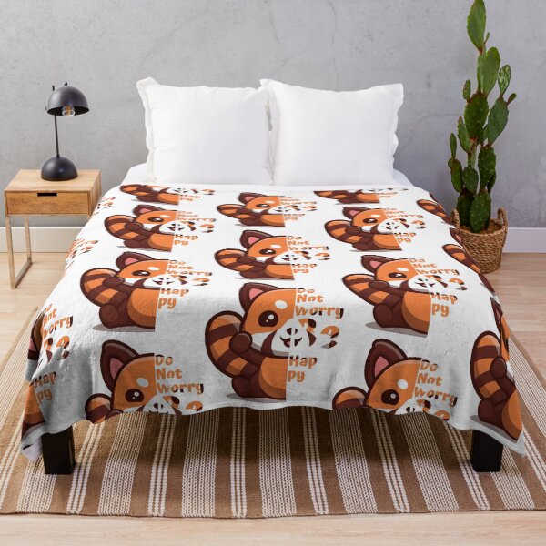 Item preview, Kawaii Redpanda Do Not Worry Be Happy designed and sold by LeonieEpps.