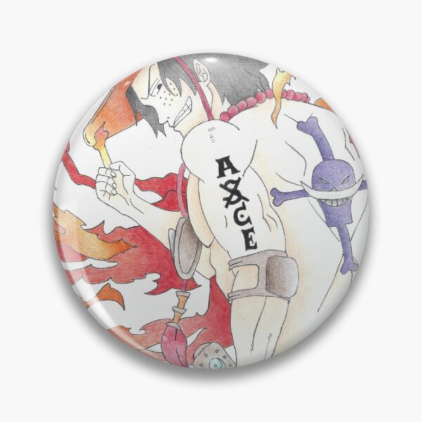 Item preview, Disegno a mano con matite di Portuguese D. Ace personaggio dell'anime/manga One Piece designed and sold by MinaSenpai.