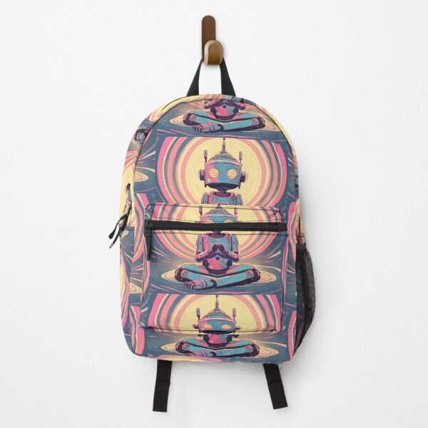 Item preview, Cosmic Harmony: Robots Meditating Amongst Stars designed and sold by Klyngzo1916.