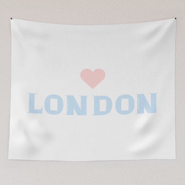 Item preview, Cute Heart London. Love London, Blue and Pink designed and sold by Moyanana.