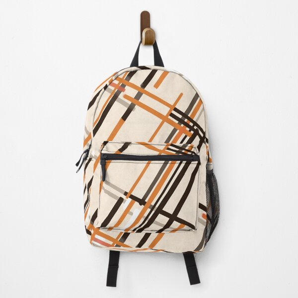 Item preview, Retro Orange Cross Lines Abstract Pattern designed and sold by Sturdust.