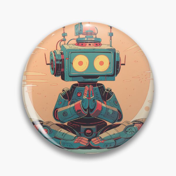 Item preview, Robots of Serenity: Unlock Your Inner Peace designed and sold by Klyngzo1916.