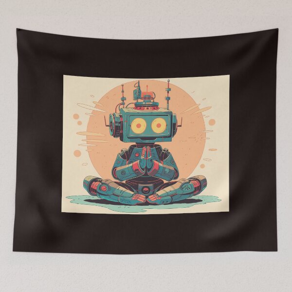 Item preview, Robots of Serenity: Unlock Your Inner Peace designed and sold by Klyngzo1916.