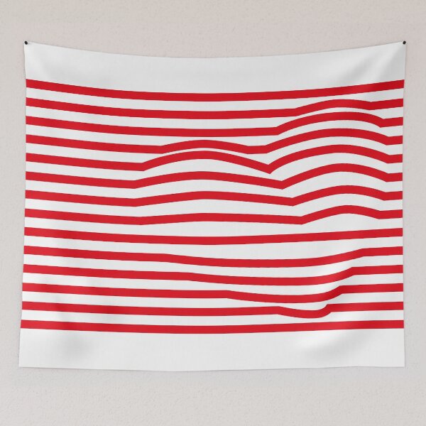 Item preview, Red line graphic heart designed and sold by Bird4771.