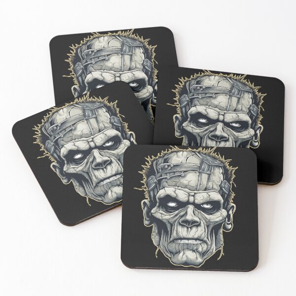 Item preview, Monstrous Logo Design: Frankenstein's Head designed and sold by LukeAiWalker.