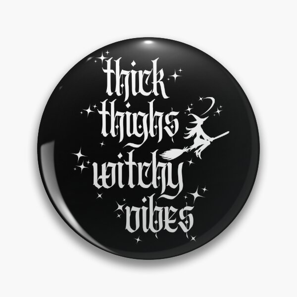 Item preview, Thick Thighs Witchy Vibes designed and sold by The Sticker Spree  ⭐️⭐️⭐️⭐️⭐️.