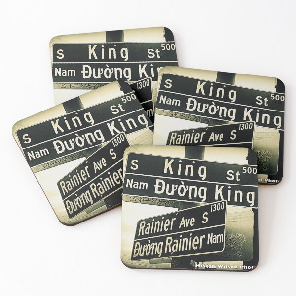 Item preview, South King Street & Rainier Avenue South, Seattle, Washington by Mistah Wilson designed and sold by The Street Sign Store.