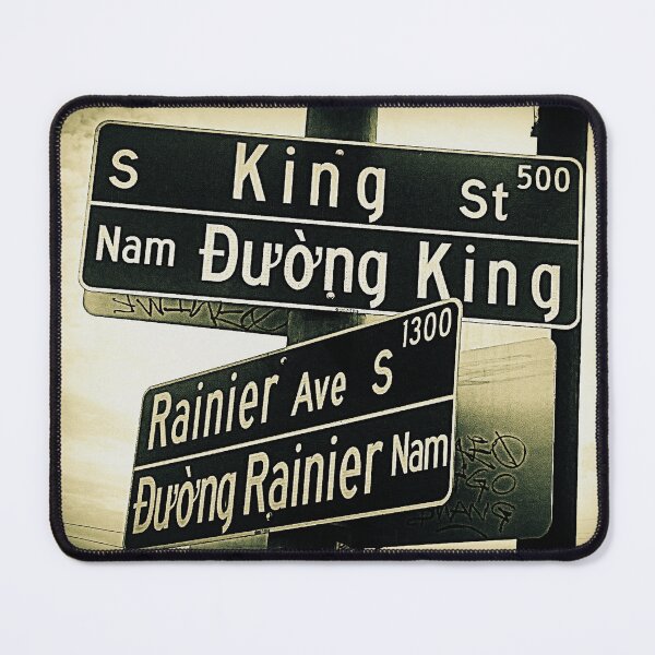 Item preview, South King Street & Rainier Avenue South, Seattle, Washington by Mistah Wilson designed and sold by The Street Sign Store.