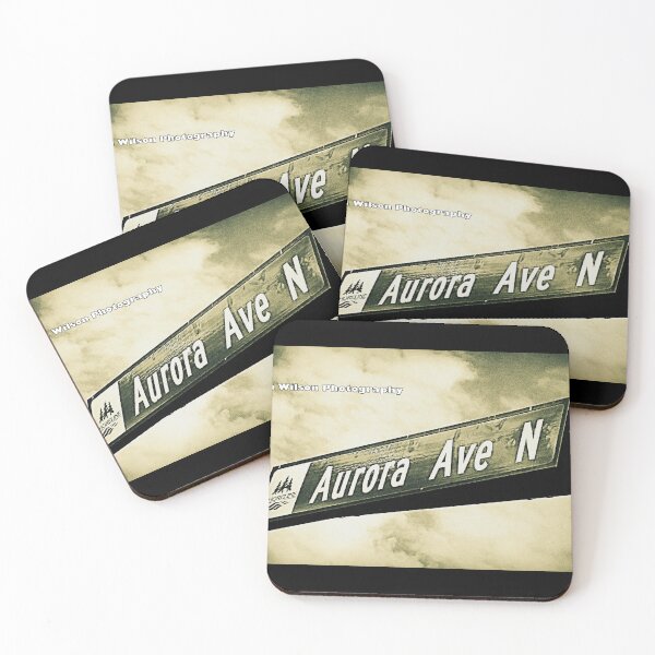 Item preview, Aurora Avenue North, Shoreline, Washington by Mistah Wilson designed and sold by The Street Sign Store.