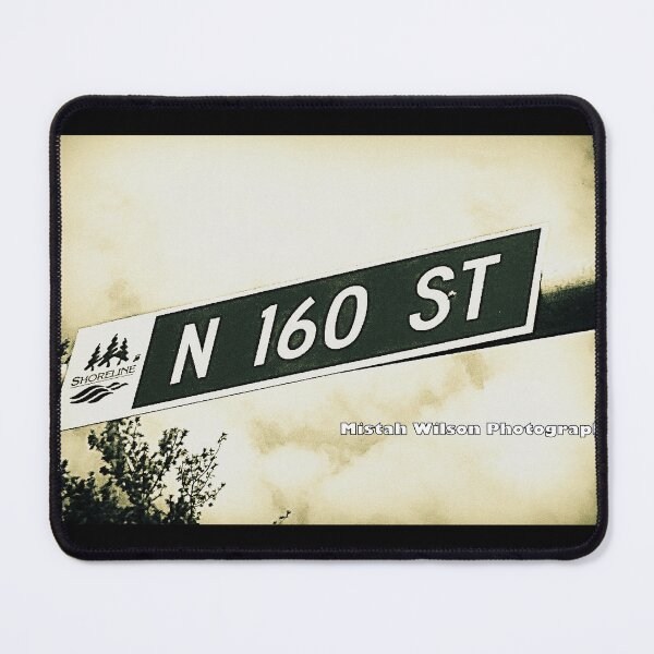 Item preview, North 160th Street, Shoreline, Washington by Mistah Wilson designed and sold by The Street Sign Store.