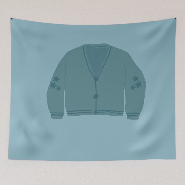Item preview, Cardigan (1989 Version) | Taylor Lyrics | Home Decor Merch Fandom Small Support | HECKINFAROUT  designed and sold by Two Otters Co.