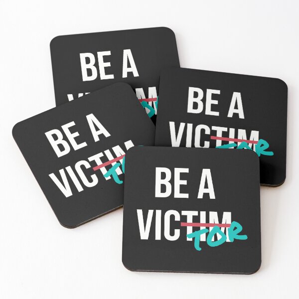 Item preview, Be A Victor Not A Victim Mantra, Inspirational, Motivational, Strong designed and sold by PixelPulsar.
