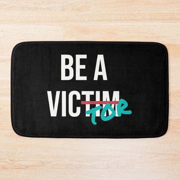 Item preview, Be A Victor Not A Victim Mantra, Inspirational, Motivational, Strong designed and sold by PixelPulsar.