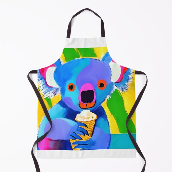 Item preview, A Colorful Koala is Holding an Ice-cream, Cone - Summer Design designed and sold by Swaggaville.