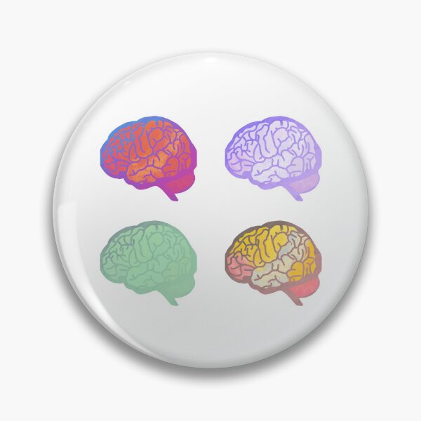 Item preview, Colorful Brain Illustration pack, Watercolor Brain Illustration pack designed and sold by Surprise Box ⭐⭐⭐⭐⭐.