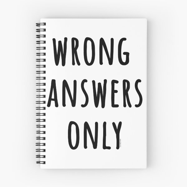 Item preview, Wrong answers only  designed and sold by HacknStack.