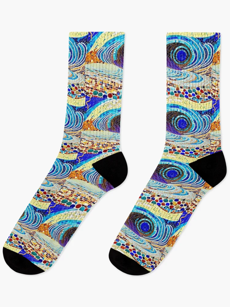 Thumbnail 1 of 5, Socks, Tiling a Vortex designed and sold by RivehArt.