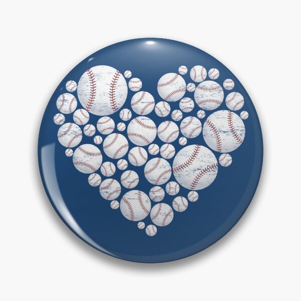 Item preview, Baseball Heart Design For Baseball Lovers designed and sold by hadleyfoo.