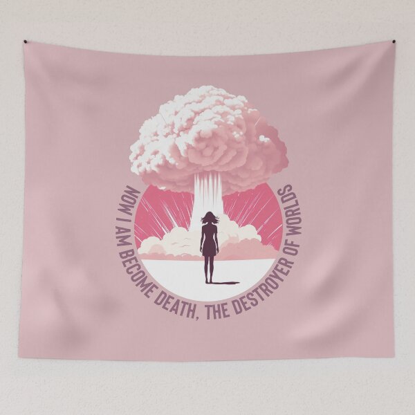 Item preview, I am become death | Barbenheimer designed and sold by Retro Travel Design.