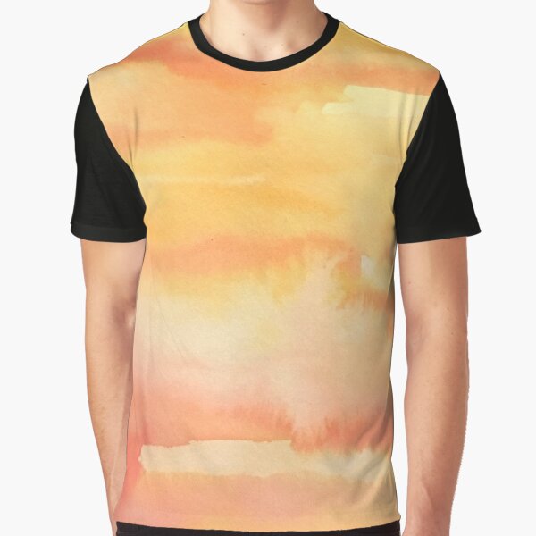 Apricot Sunset Graphic T-Shirt